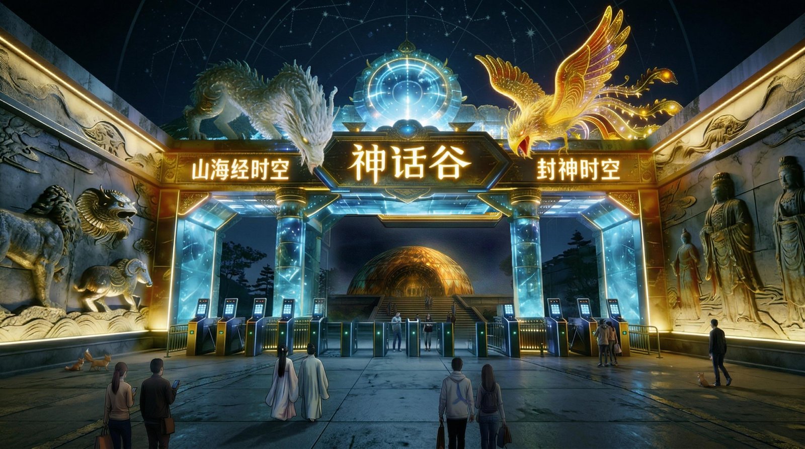 南通神话谷主入口