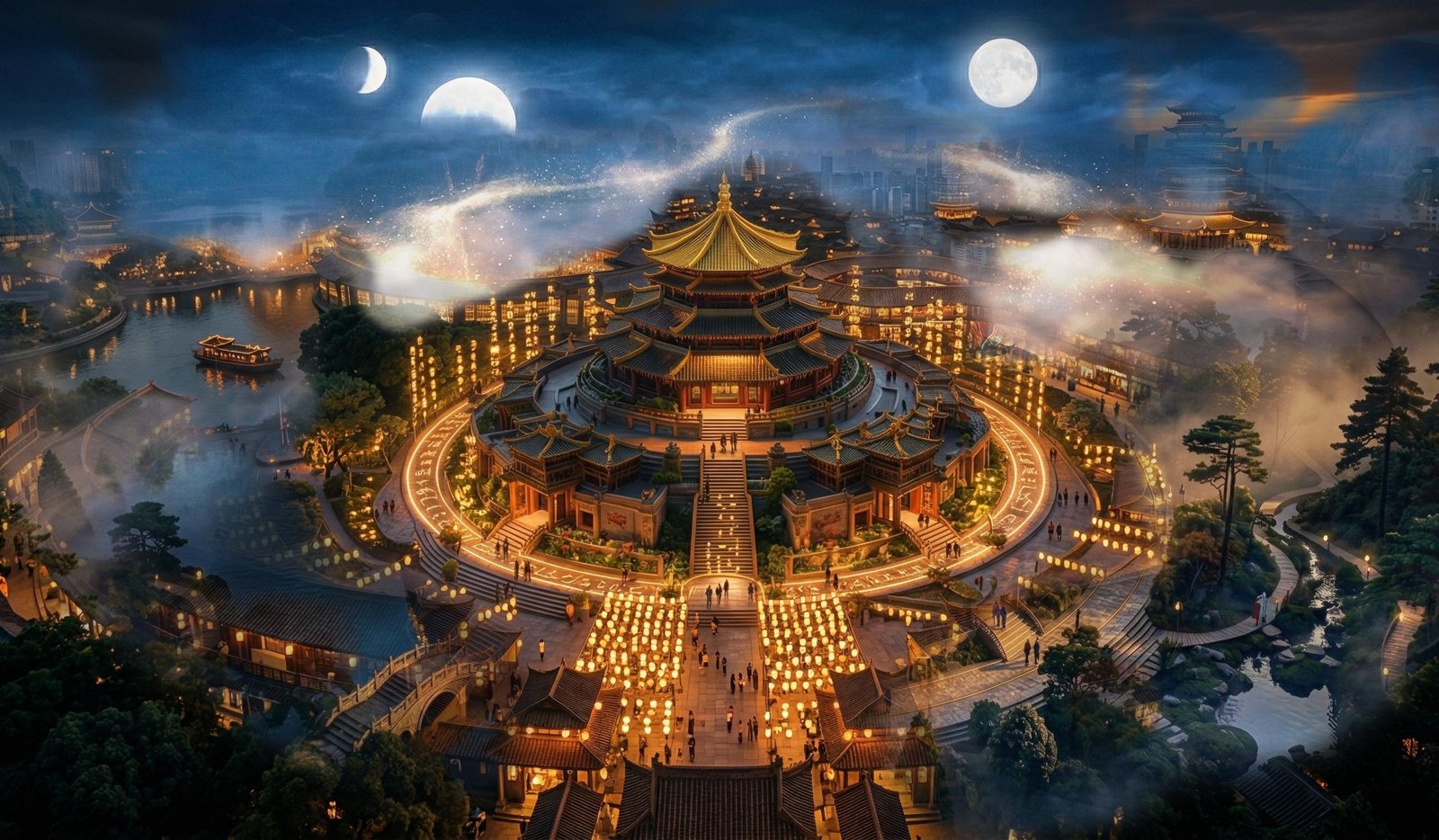 朝歌圣域夜景